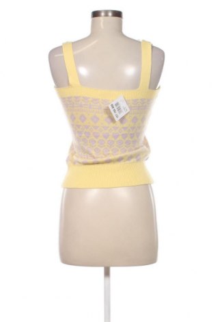 Γυναικείο αμάνικο μπλουζάκι Ajc, Μέγεθος XS, Χρώμα Κίτρινο, Τιμή 8,04 €