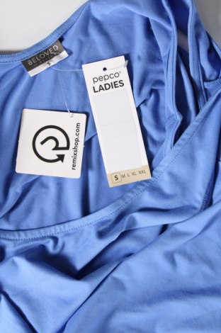 Γυναικείο αμάνικο μπλουζάκι Beloved, Μέγεθος S, Χρώμα Μπλέ, Τιμή 5,81 €