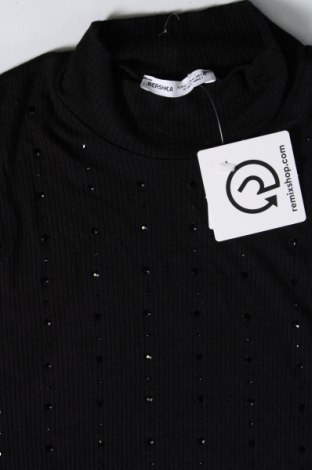 Γυναικείο αμάνικο μπλουζάκι Bershka, Μέγεθος M, Χρώμα Μαύρο, Τιμή 10,82 €