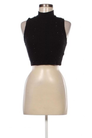 Γυναικείο αμάνικο μπλουζάκι Bershka, Μέγεθος M, Χρώμα Μαύρο, Τιμή 5,52 €