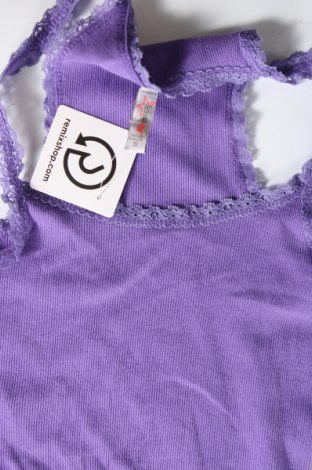 Γυναικείο αμάνικο μπλουζάκι Fb Sister, Μέγεθος S, Χρώμα Βιολετί, Τιμή 6,67 €