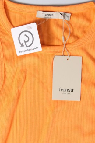 Γυναικείο αμάνικο μπλουζάκι Fransa, Μέγεθος S, Χρώμα Πορτοκαλί, Τιμή 4,63 €