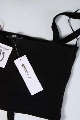 Γυναικείο αμάνικο μπλουζάκι Gina Tricot, Μέγεθος L, Χρώμα Μαύρο, Τιμή 7,99 €