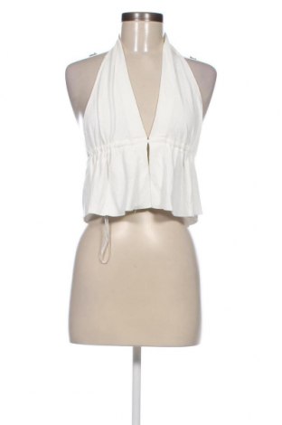 Γυναικείο αμάνικο μπλουζάκι Gina Tricot, Μέγεθος S, Χρώμα Λευκό, Τιμή 15,98 €