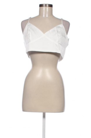 Γυναικείο αμάνικο μπλουζάκι Glamorous, Μέγεθος L, Χρώμα Λευκό, Τιμή 4,79 €