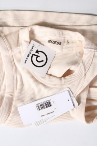 Γυναικείο αμάνικο μπλουζάκι Guess, Μέγεθος L, Χρώμα  Μπέζ, Τιμή 31,96 €