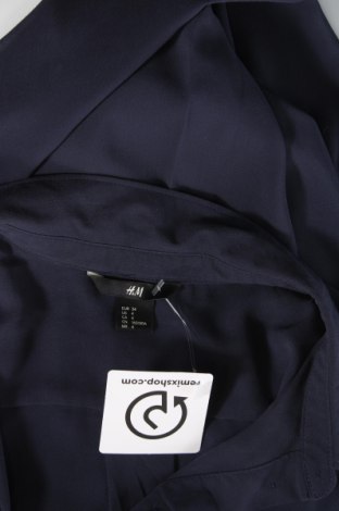 Γυναικείο αμάνικο μπλουζάκι H&M, Μέγεθος XS, Χρώμα Μπλέ, Τιμή 2,66 €