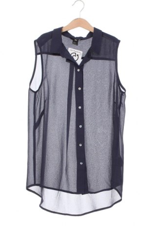 Γυναικείο αμάνικο μπλουζάκι H&M, Μέγεθος XS, Χρώμα Μπλέ, Τιμή 2,66 €