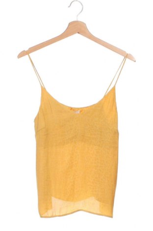 Γυναικείο αμάνικο μπλουζάκι H&M, Μέγεθος XS, Χρώμα Κίτρινο, Τιμή 6,62 €