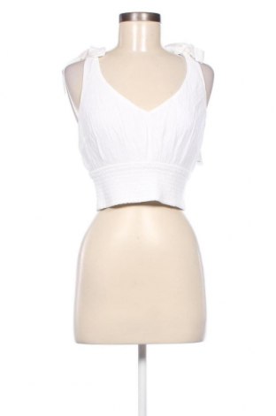 Γυναικείο αμάνικο μπλουζάκι Hollister, Μέγεθος L, Χρώμα Λευκό, Τιμή 3,20 €