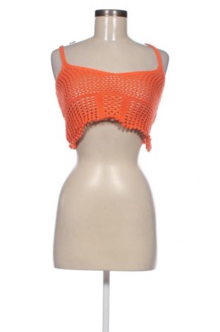 Γυναικείο αμάνικο μπλουζάκι Jennyfer, Μέγεθος XS, Χρώμα Πορτοκαλί, Τιμή 3,14 €