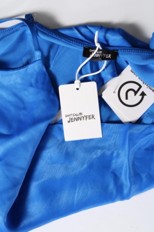 Γυναικείο αμάνικο μπλουζάκι Jennyfer, Μέγεθος L, Χρώμα Μπλέ, Τιμή 1,95 €