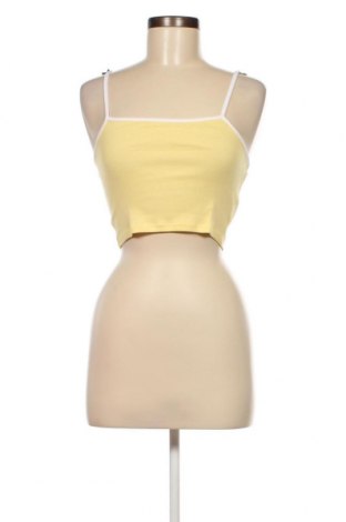 Γυναικείο αμάνικο μπλουζάκι Jennyfer, Μέγεθος M, Χρώμα Κίτρινο, Τιμή 6,49 €