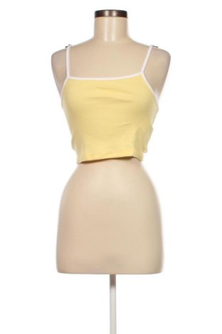 Γυναικείο αμάνικο μπλουζάκι Jennyfer, Μέγεθος L, Χρώμα Κίτρινο, Τιμή 2,38 €