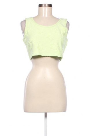 Γυναικείο αμάνικο μπλουζάκι Jennyfer, Μέγεθος L, Χρώμα Πράσινο, Τιμή 6,49 €
