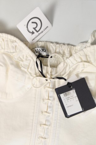 Γυναικείο αμάνικο μπλουζάκι Liu Jo, Μέγεθος XL, Χρώμα Λευκό, Τιμή 60,31 €