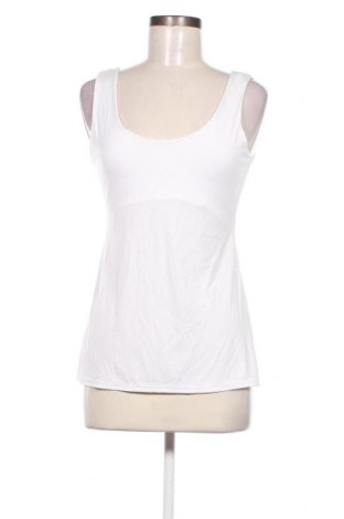 Γυναικείο αμάνικο μπλουζάκι Made In Italy, Μέγεθος M, Χρώμα Λευκό, Τιμή 10,74 €