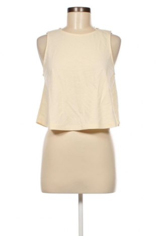 Γυναικείο αμάνικο μπλουζάκι Mango, Μέγεθος S, Χρώμα Εκρού, Τιμή 4,94 €