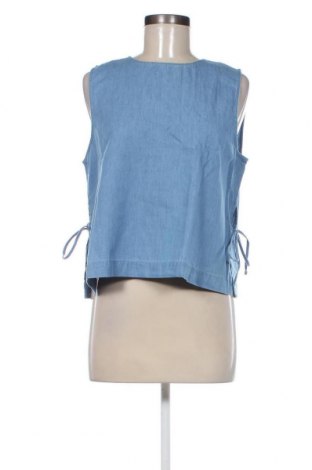 Γυναικείο αμάνικο μπλουζάκι Mango, Μέγεθος L, Χρώμα Μπλέ, Τιμή 18,56 €