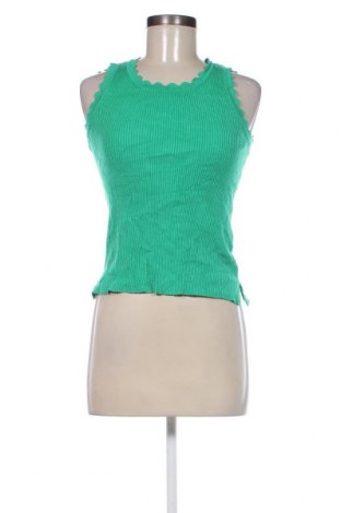 Γυναικείο αμάνικο μπλουζάκι Marled, Μέγεθος XS, Χρώμα Πράσινο, Τιμή 4,33 €
