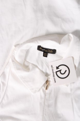 Damska koszulka na ramiączkach Massimo Dutti, Rozmiar M, Kolor Biały, Cena 86,36 zł