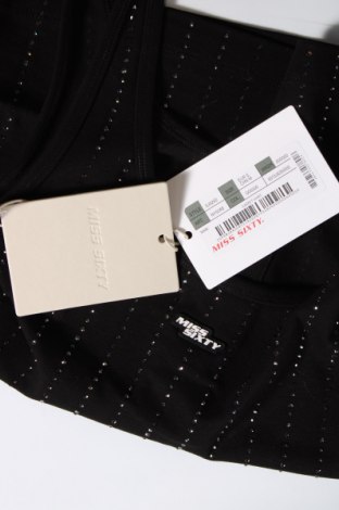 Γυναικείο αμάνικο μπλουζάκι Miss Sixty, Μέγεθος S, Χρώμα Μαύρο, Τιμή 31,96 €