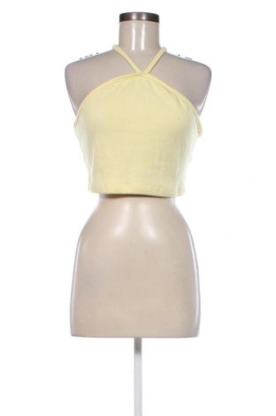 Γυναικείο αμάνικο μπλουζάκι Missguided, Μέγεθος L, Χρώμα Κίτρινο, Τιμή 1,84 €