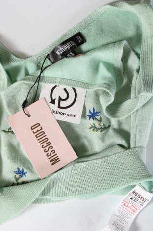 Γυναικείο αμάνικο μπλουζάκι Missguided, Μέγεθος XL, Χρώμα Πράσινο, Τιμή 8,12 €