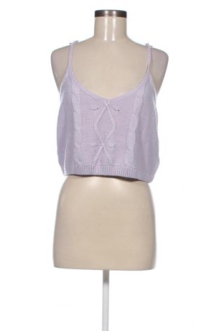 Γυναικείο αμάνικο μπλουζάκι Missguided, Μέγεθος L, Χρώμα Βιολετί, Τιμή 6,82 €