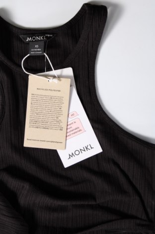 Γυναικείο αμάνικο μπλουζάκι Monki, Μέγεθος XS, Χρώμα Μαύρο, Τιμή 10,82 €