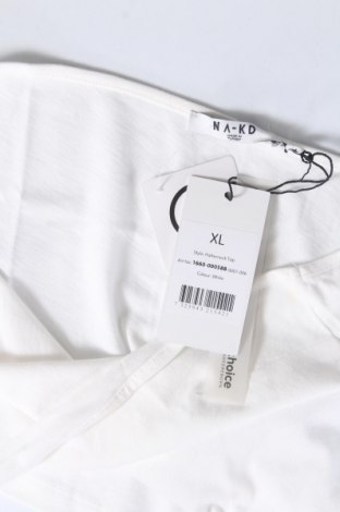 Damska koszulka na ramiączkach NA-KD, Rozmiar XL, Kolor Biały, Cena 12,39 zł
