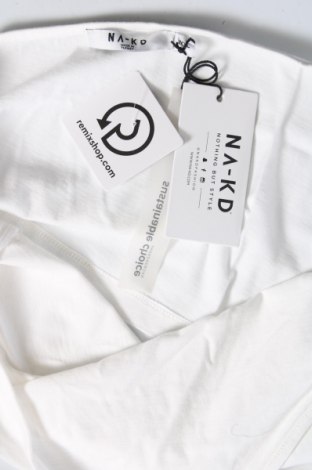 Γυναικείο αμάνικο μπλουζάκι NA-KD, Μέγεθος 3XL, Χρώμα Λευκό, Τιμή 9,27 €