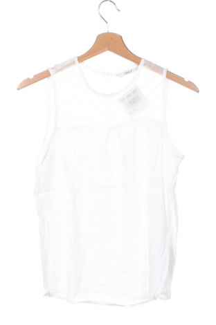 Γυναικείο αμάνικο μπλουζάκι ONLY, Μέγεθος XS, Χρώμα Λευκό, Τιμή 4,33 €