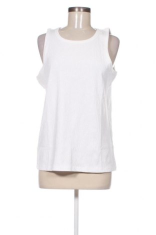 Γυναικείο αμάνικο μπλουζάκι ONLY Carmakoma, Μέγεθος M, Χρώμα Λευκό, Τιμή 6,39 €