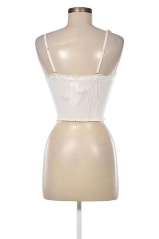 Γυναικείο αμάνικο μπλουζάκι Pull&Bear, Μέγεθος XS, Χρώμα Λευκό, Τιμή 10,82 €