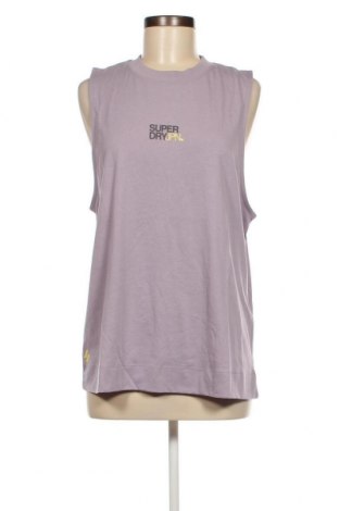 Γυναικείο αμάνικο μπλουζάκι Superdry, Μέγεθος XL, Χρώμα Βιολετί, Τιμή 10,52 €