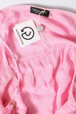 Γυναικείο αμάνικο μπλουζάκι TWINSET, Μέγεθος S, Χρώμα Ρόζ , Τιμή 22,27 €