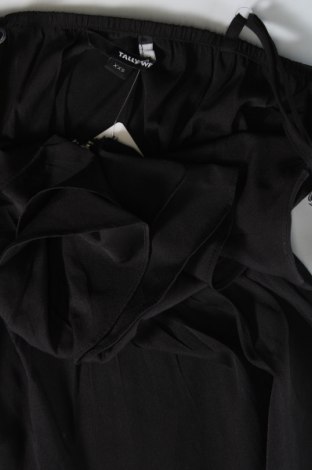 Γυναικείο αμάνικο μπλουζάκι Tally Weijl, Μέγεθος XXS, Χρώμα Μαύρο, Τιμή 2,67 €