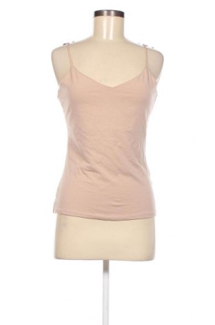 Γυναικείο αμάνικο μπλουζάκι Tally Weijl, Μέγεθος L, Χρώμα  Μπέζ, Τιμή 10,82 €
