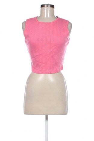 Γυναικείο αμάνικο μπλουζάκι Tally Weijl, Μέγεθος L, Χρώμα Ρόζ , Τιμή 4,11 €