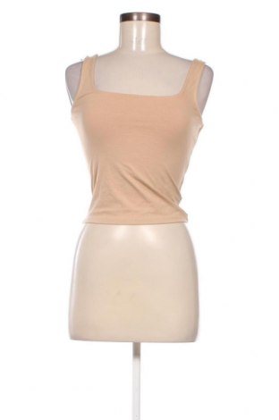 Γυναικείο αμάνικο μπλουζάκι Tally Weijl, Μέγεθος XS, Χρώμα  Μπέζ, Τιμή 4,65 €