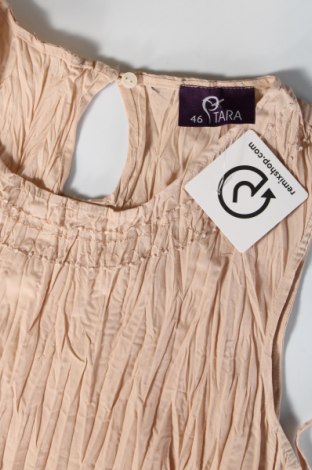 Γυναικείο αμάνικο μπλουζάκι Tara, Μέγεθος XL, Χρώμα  Μπέζ, Τιμή 12,63 €