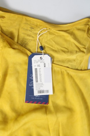 Damska koszulka na ramiączkach Tom Tailor, Rozmiar XS, Kolor Żółty, Cena 36,31 zł