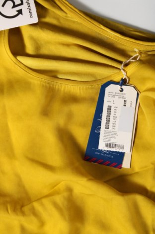 Γυναικείο αμάνικο μπλουζάκι Tom Tailor, Μέγεθος L, Χρώμα Κίτρινο, Τιμή 15,84 €