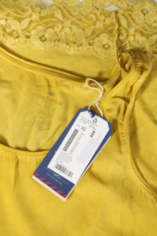 Damska koszulka na ramiączkach Tom Tailor, Rozmiar XS, Kolor Żółty, Cena 33,46 zł