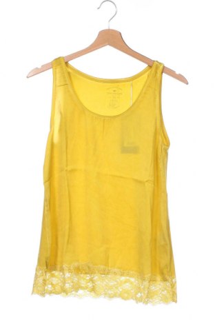 Γυναικείο αμάνικο μπλουζάκι Tom Tailor, Μέγεθος XS, Χρώμα Κίτρινο, Τιμή 7,44 €