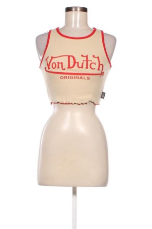 Tricou de damă Von Dutch, Mărime S, Culoare Bej, Preț 122,37 Lei