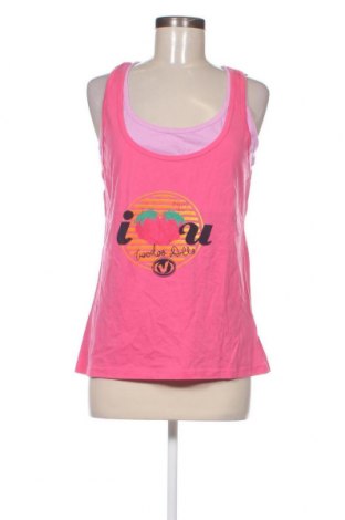Γυναικείο αμάνικο μπλουζάκι Voodoo Dolls, Μέγεθος L, Χρώμα Ρόζ , Τιμή 11,60 €
