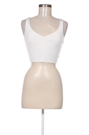 Γυναικείο αμάνικο μπλουζάκι Weekday, Μέγεθος L, Χρώμα Λευκό, Τιμή 6,06 €