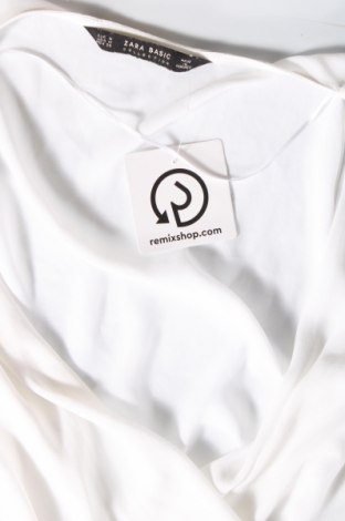 Damska koszulka na ramiączkach Zara, Rozmiar M, Kolor Biały, Cena 15,73 zł